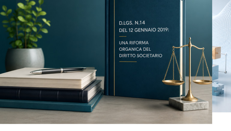 IL D.LGS. N.14 DEL 12 GENNAIO 2019: UNA RIFORMA ORGANICA DEL DIRITTO SOCIETARIO.
